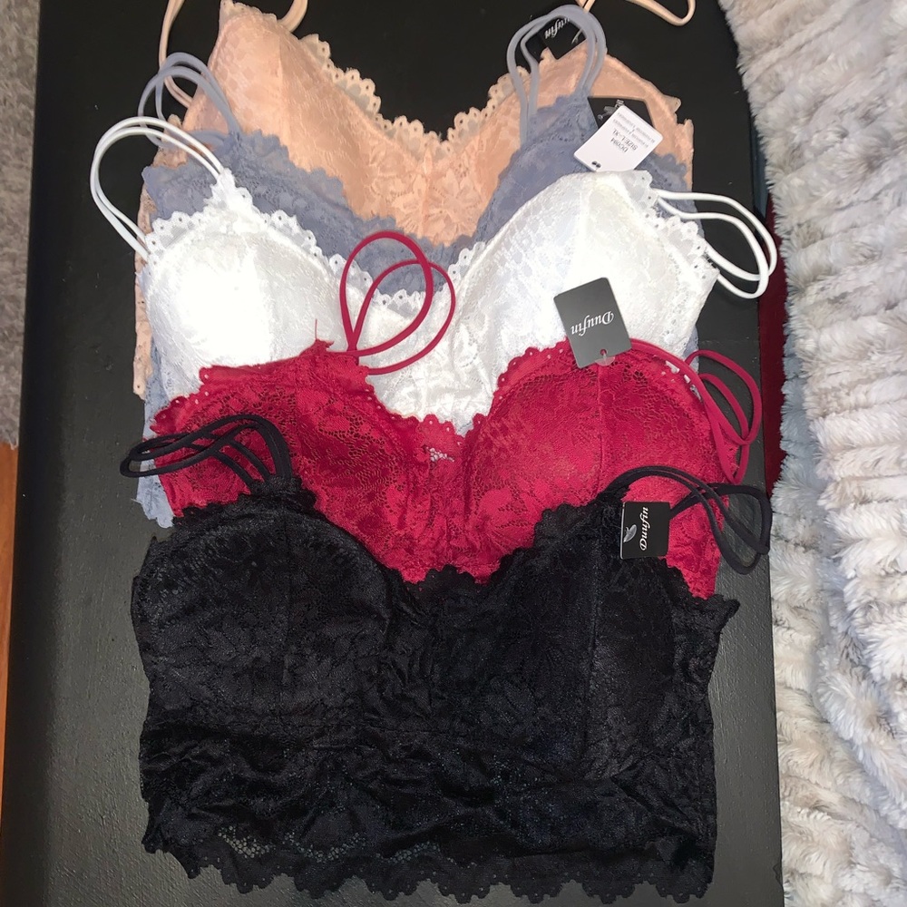 Lace Bralettes. 5. Brand New.